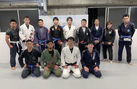 石渡男塾 vs CAVE BJJ 集合写真