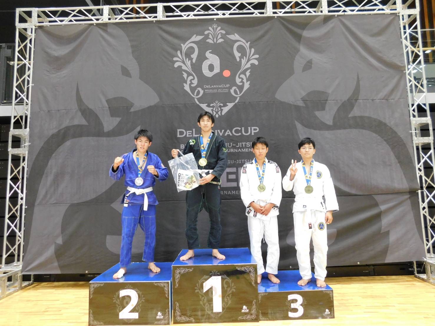 CAVE BJJ 入賞者写真