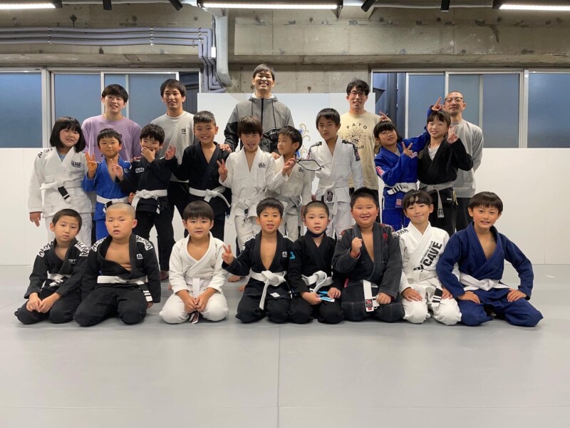 キッズ柔術交流戦　集合写真