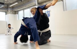 CAVE BJJ キッズ　柔術　クラス風景
