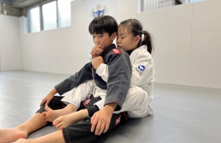 CAVE BJJ ブラジリアン柔術 キッズクラス 風景