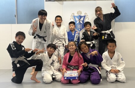 CAVE BJJ 柔術 キッズクラス　風景