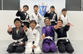 CAVE BJJ 柔術　キッズクラス　風景