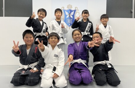 CAVE BJJ 柔術　キッズクラス　風景