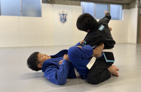 CAVE BJJ 柔術クラス　キッズクラス風景