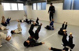 CAVE BJJ キッズクラス風景