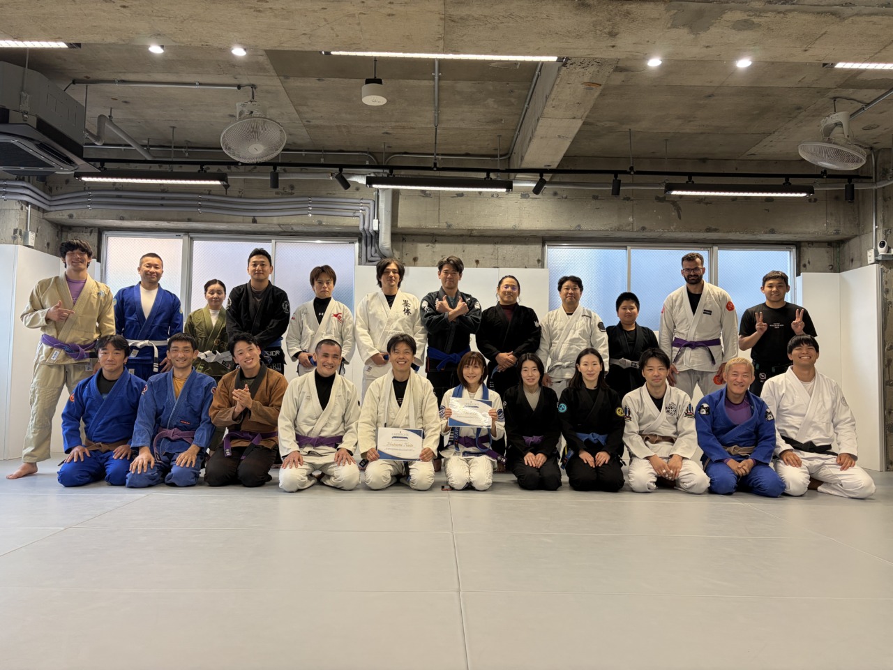 CAVE BJJ クラス風景