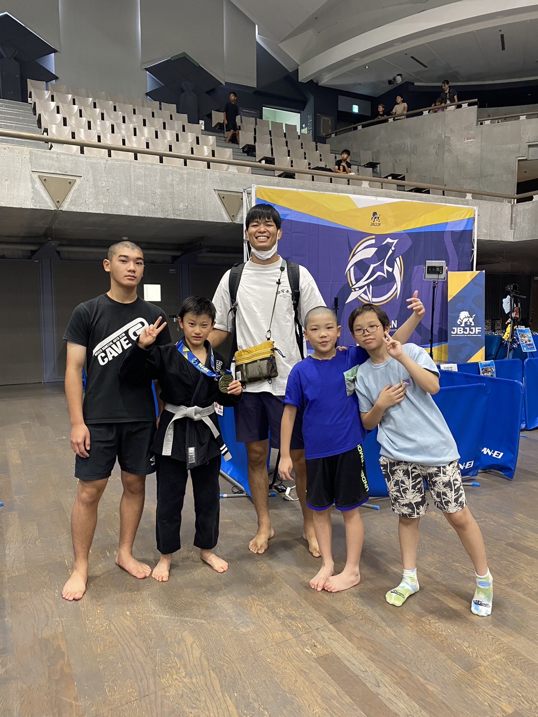 CAVE BJJキッズ 柔術 大会出場者　入賞者