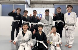 CAVE BJJ キッズクラス風景