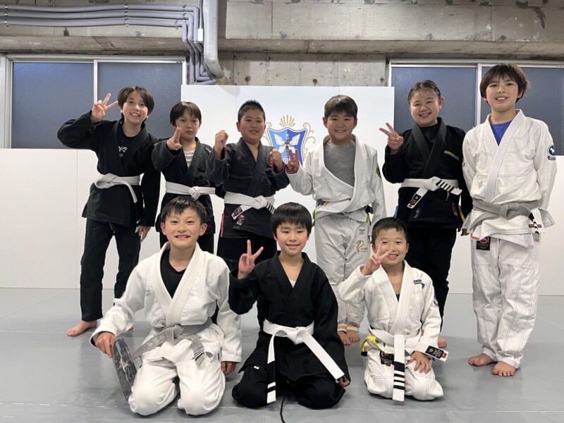 CAVE BJJ キッズクラス風景
