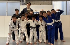 キッズ柔術クラス風景